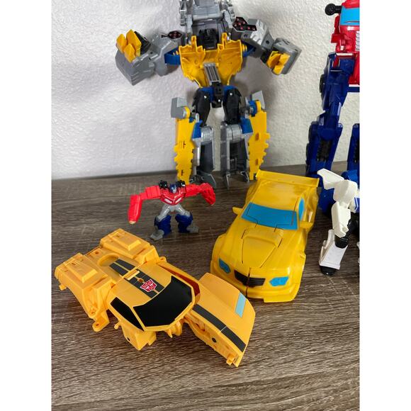 Transformers Robot Toy Lot Optimus Prime Bumblebee‎ Rescue Bots Autobot Vehicles - Picture 3 of 10